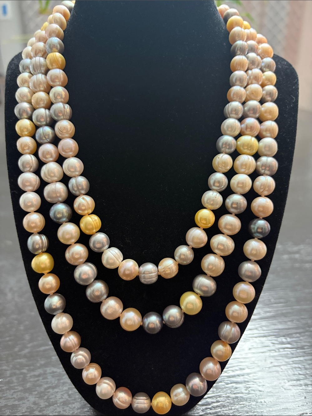 NWOT Honora ‘Endless Rope’ -Strand Freshwater Pearl Necklace